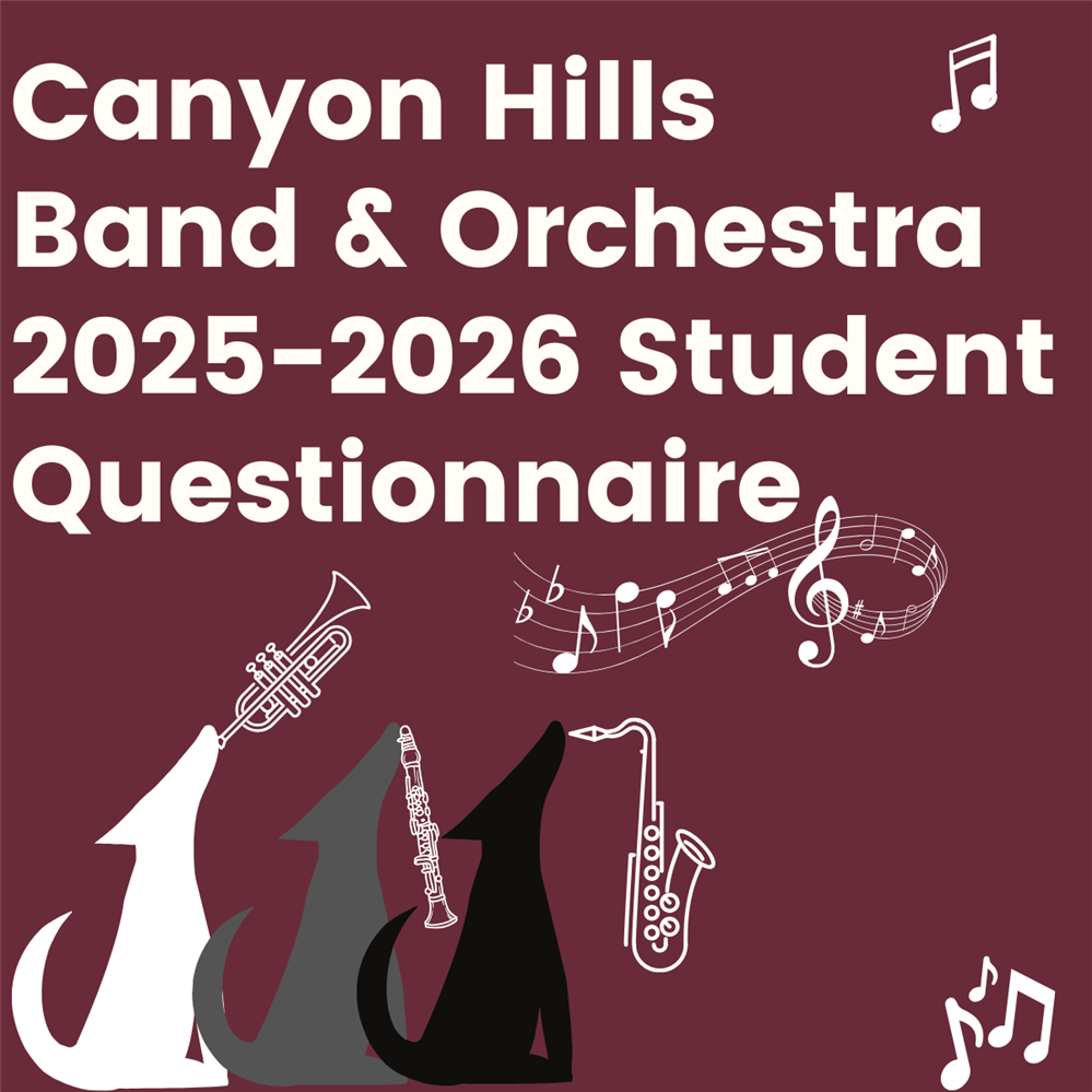  band and orchestra 2025-2026 questionnaire